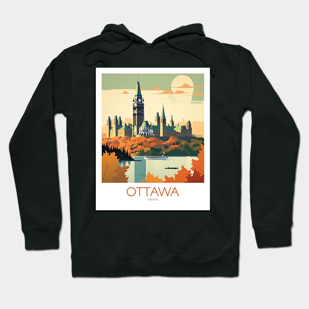 OTTAWA Hoodie by MarkedArtPrints